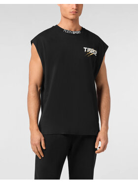 Plein Sport Plein Sport Tank top 24429 Czarny Regular Fit