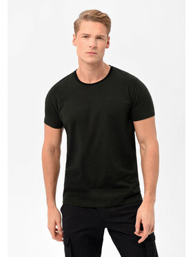 Volcano Volcano T-Shirt T-CAS Zielony Regular Fit