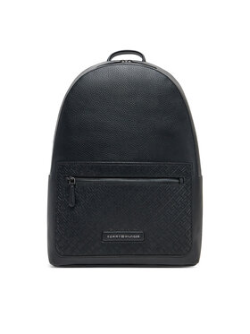 Tommy Hilfiger Tommy Hilfiger Plecak Th Monogram Backpack AM0AM13208 Czarny