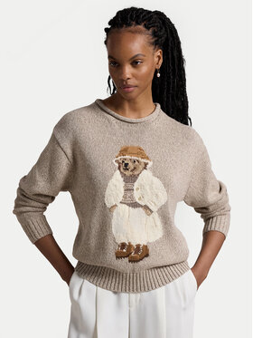 Polo Ralph Lauren Polo Ralph Lauren Sweater 211947935001 Bézs Relaxed Fit