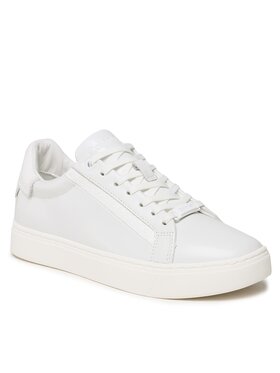 Calvin Klein Calvin Klein Αθλητικά Clean Cup Lace-Nano Mono Mix HW0HW01592 Λευκό