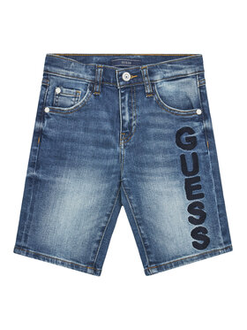 Guess Guess Дънкови шорти L5GD01 D4GV0 Син Regular Fit