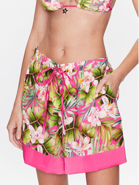 Liu Jo Beachwear Liu Jo Beachwear Auduma šorti VA3008 T3347 Zaļš Regular Fit