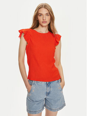 Pieces Pieces Blúz Luna 17147178 Piros Regular Fit