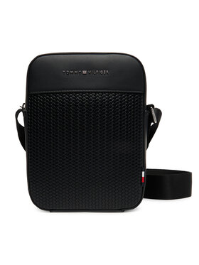 Tommy Hilfiger Tommy Hilfiger Мъжка чантичка Th Woven Mini Reporter AM0AM13661 Черен