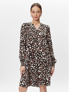 Culture Culture Vsakodnevna obleka Vinca 50109249 Rjava Relaxed Fit