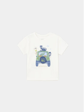 Mayoral Mayoral T-krekls 1021 Écru Regular Fit