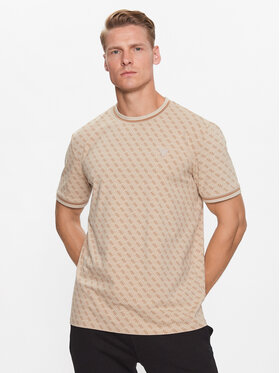 Guess Guess T-krekls Marshall Z2YI05 J1314 Bēšs Regular Fit