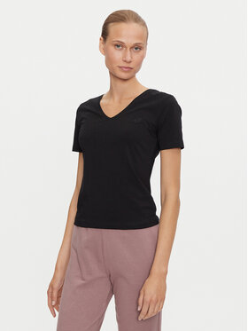 4F 4F Tricou 4FWAW24TTSHF1649 Negru Slim Fit