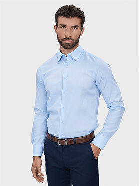 Evenemen Evenemen Koszula OSLO G. BLUE Niebieski Slim Fit