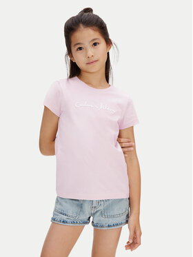 Calvin Klein Jeans Calvin Klein Jeans T-shirt LVCKSJA17G Ružičasta Regular Fit