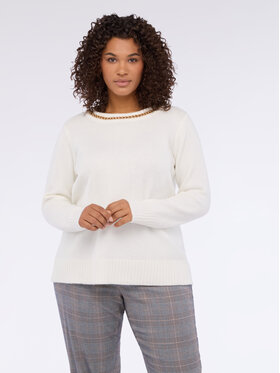 Fiorella Rubino Fiorella Rubino Maglione M039L008301N011 Bianco Regular Fit