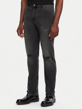 Balmain Balmain Jeans DH1MI043DE68 Grau Regular Fit
