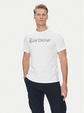 Barbour Barbour Футболка Devon MTS1391WH11 Білий Regular Fit
