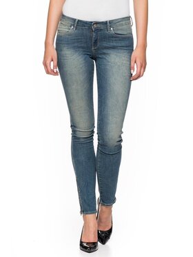Wrangler Wrangler Jeansy COURTNEY SKINNY Zielony Skinny Fit