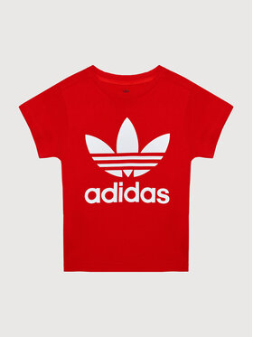 adidas adidas T-shirt Trefoil H25248 Crvena Regular Fit