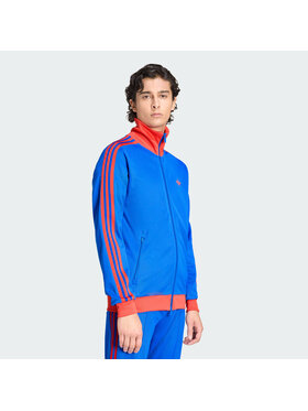 adidas adidas Bluza CLASSIC Błękitny Slim Fit