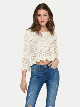 JDY JDY Светр New Sun 15212788 Білий Regular Fit