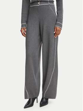Liu Jo Sport Liu Jo Sport Плетени панталони TF6077 MS59L Тъмносив Regular Fit