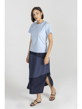 Deni Cler Milano Deni Cler Milano Spódnica T-DC-7012-E2-20-58-1 Granatowy Regular Fit