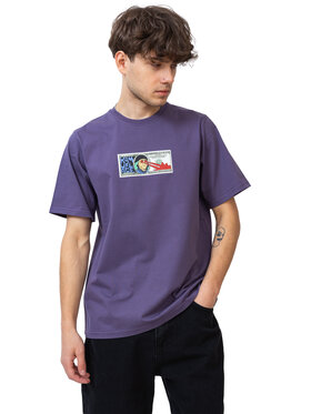 Kamuflage Kamuflage T-Shirt Buckz Fioletowy Oversize