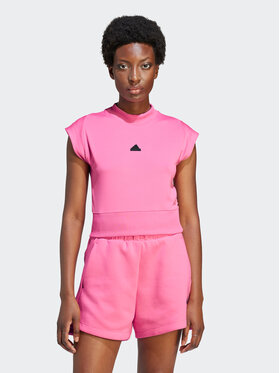 adidas adidas T-Shirt IM4915 Różowy Slim Fit