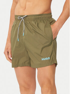 HUGO Hugo Szorty kąpielowe Haiti 50469304 Zielony Regular Fit