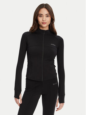 Guess Guess Μπλούζα V5RP17 KCD02 Μαύρο Regular Fit