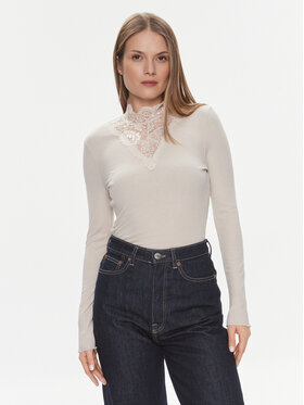 ONLY ONLY Majica Luxi 15310698 Bež Regular Fit