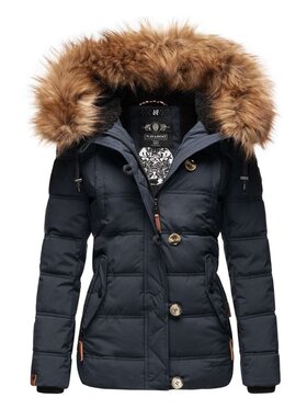 Navahoo Navahoo Kurtka zimowa Zoja Niebieski Casual Fit