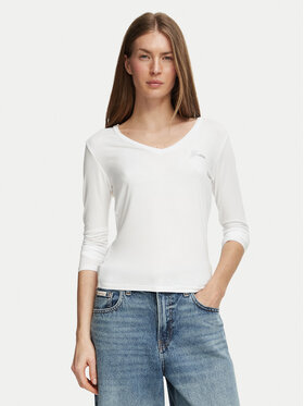 Guess Jeans Guess Jeans Pulover W6BI56 K6890 Svetlo siva Slim Fit