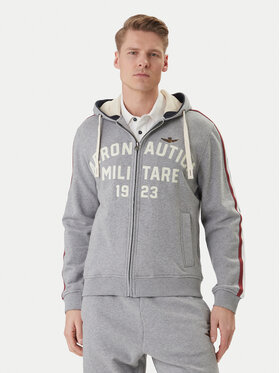 Aeronautica Militare Aeronautica Militare Majica dugih rukava 261FE2070UF00677 Siva Comfort Fit