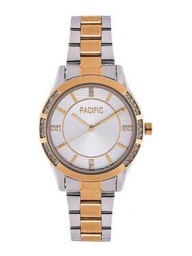 Pacific Pacific Zegarek Pacific-PC00537 Srebrny