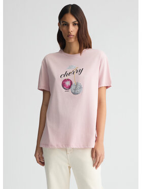 Liu Jo Liu Jo T-Shirt WA5343JS923M9517 Różowy Regular Fit