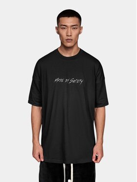 MADE BY SOCIETY MADE BY SOCIETY T-Shirt Outlaw - T18034 Czarny Basic Fit