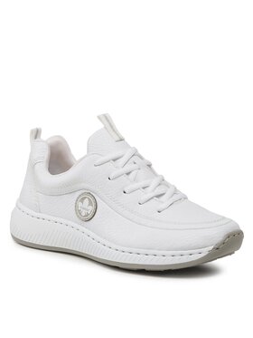 Rieker Rieker Sneakersy N5504-80 Biały