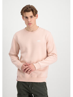 Alpha Industries Alpha Industries Bluza Basic Small Logo Sweatshirt Koralowy Regular Fit