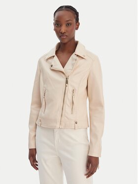 Rinascimento Rinascimento Jacke aus Kunstleder CFC0124666003 Beige Regular Fit