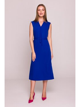 Stylove Stylove Sukienka codzienna S410 Niebieski A-Line Fit
