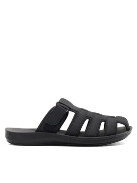 Lanetti Lanetti Pantoletten MSS20505-03 Schwarz