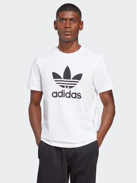 adidas adidas Tričko Adicolor Classics Trefoil T-Shirt IA4816 Biela Regular Fit