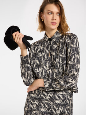 Elena Mirò Elena Mirò Koszula 5164P200251N001 Czarny Regular Fit