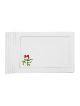 Roseberry Home Roseberry Home Podkładka na stół Mistletoe Panama Biały