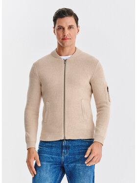 Pako Lorente Pako Lorente Sweter P25WF-2X-035 Beżowy Classic Fit