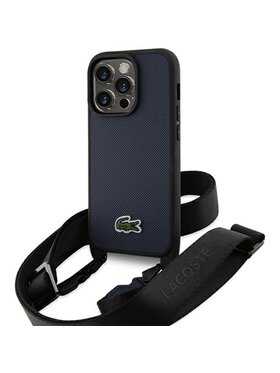 Lacoste Lacoste Etui na telefon iPhone 14 Pro Granatowy