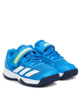 adidas adidas Boty na tenis Courtflash Hook-And-Loop Tennis Shoes Kids KK3864 Modrá