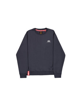 Alpha Industries Alpha Industries Mikina Basic Small Logo Sweatshirt Fialová Regular Fit
