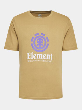 Element Element Marškinėliai Vertical Ss ELYZT00152 Smėlio Regular Fit