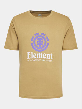 Element Element T-shirt Vertical Ss ELYZT00152 Beige Regular Fit