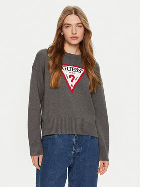 Guess Jeans Guess Jeans Pullover W4BR12 Z3HM1 Grau Regular Fit